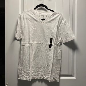 NWT Helix large white v-neck tee shirt